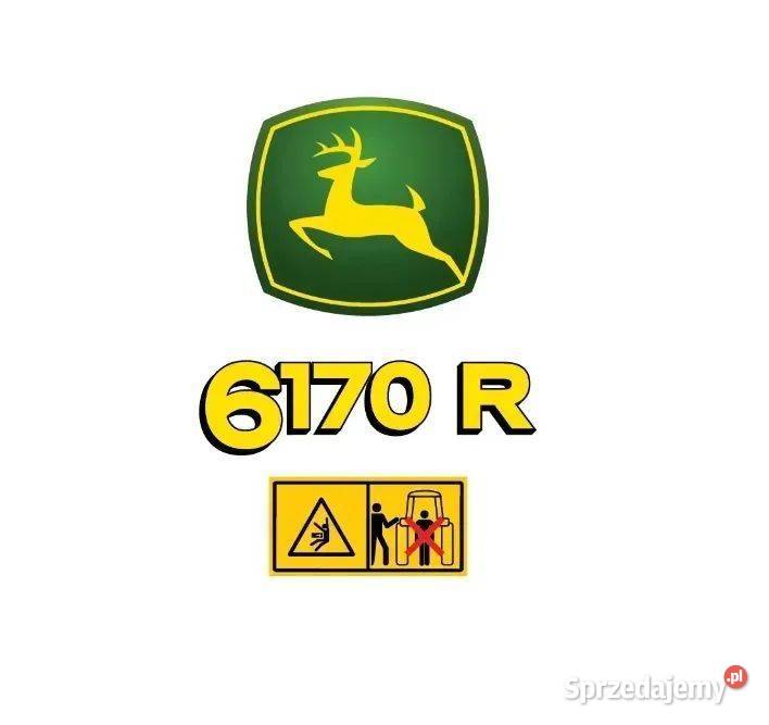 Naklejki oklejenie naklejka JOHN DEERE 6170 R Karoseria Janików sprzedam
