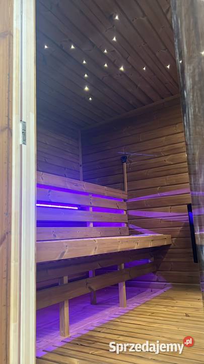 Modern Sauna Ogrodowa Bogato Wyposażona z Piecem podlaskie Suwałki