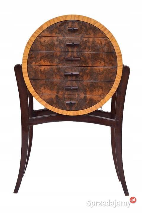 Okrągła Komoda Regał Art Deco Szafka Pomocnik 6 Kraków