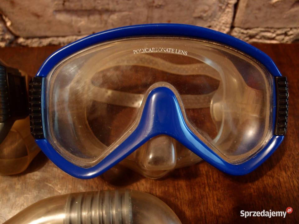 Zestaw do nurkowania dwóch osób maska z rurką Łódź sprzedam