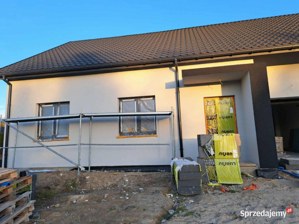 parterowy z garażem wykończenie premium garaż Mrowiska