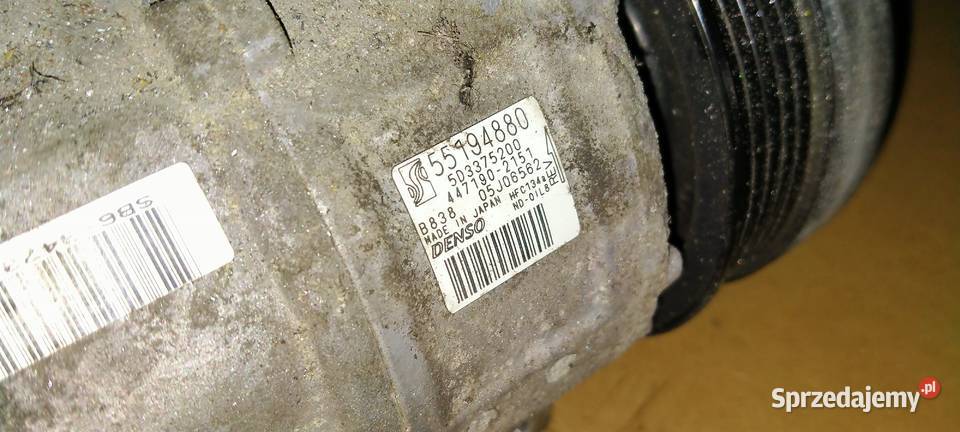 POMPA SPRĘŻARKA KLIMATYZACJI FIAT GRANDE PUNTO osobowe Kompresory klimatyzacji Bielsko-Biała