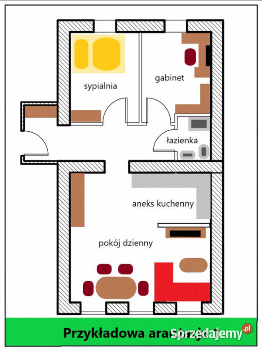 Apartament 5 pokoi 68m2 mnogość opcji aranżacji Sprzedaż Poznań