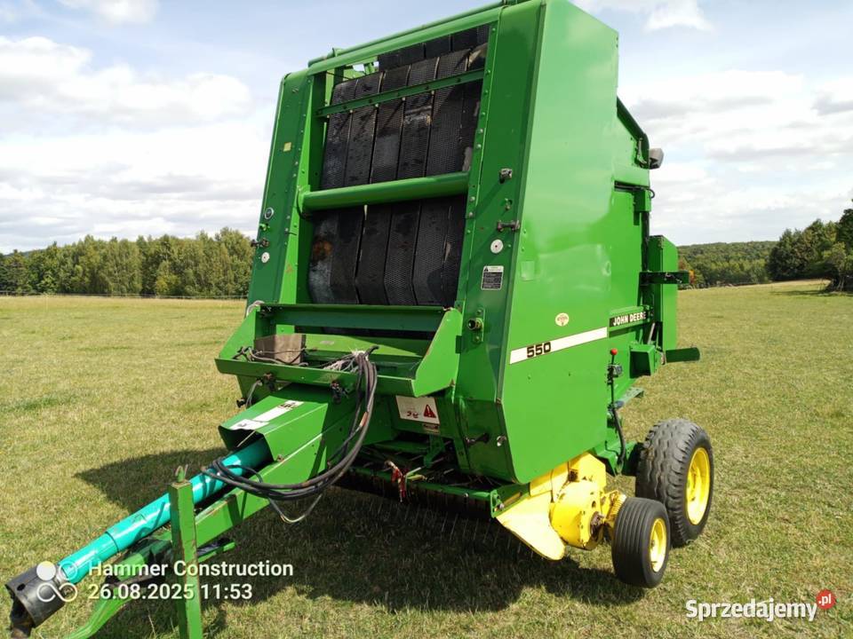 Prasa rolująca John Deere 550 szeroki podbierak sprzedam