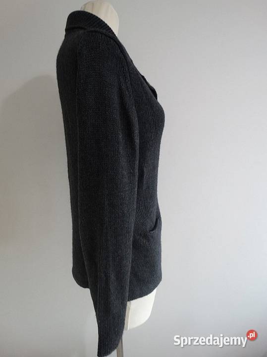 Sweter Kardigan Wełniany Kaszmir Wełna Merino