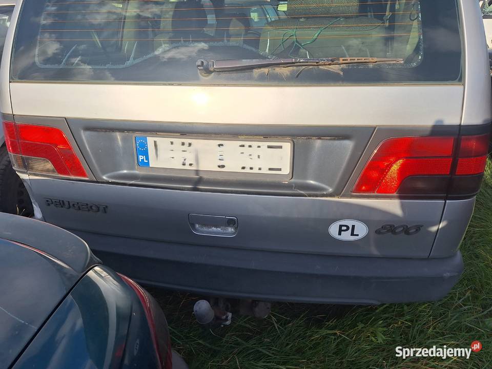 Klapa Tył Bagażnika Peugeot 806 Pozostałe Wisznice