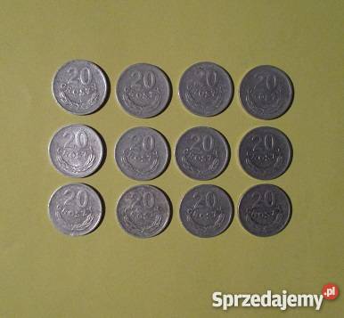 20 groszy monety PRL lata 70 Łódź