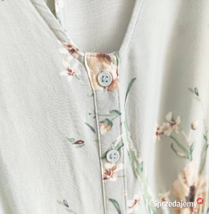 Sukienka HM w kwiaty 46 3XL floral na lato Szczecin