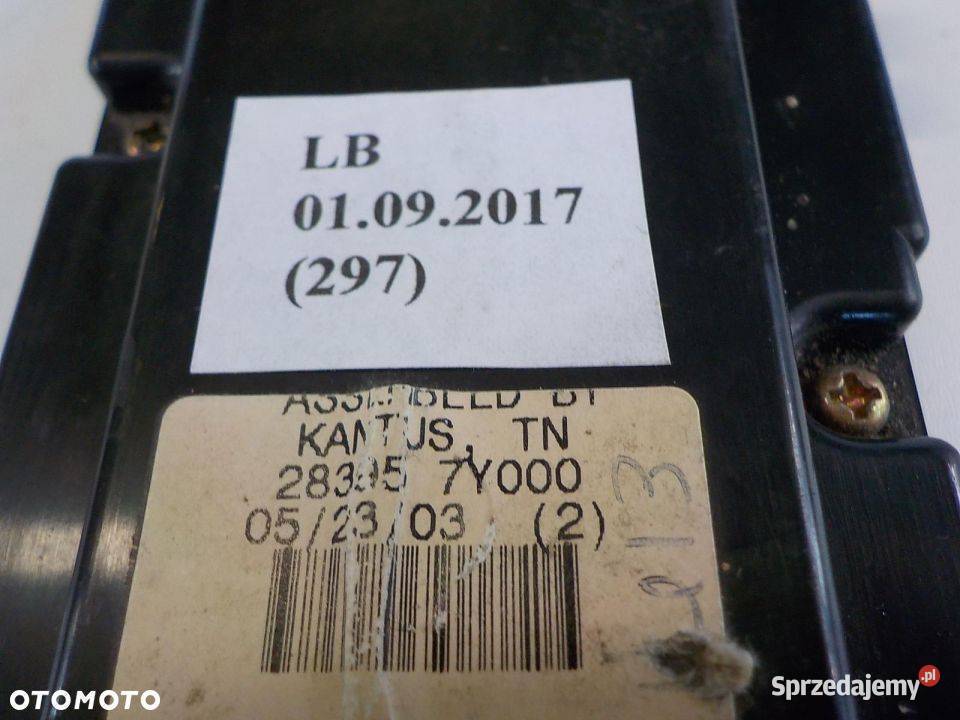 PANEL RADIA AUDIO 2838574000 NISSAN MAXIMA 04 06 Nowy Tomyśl