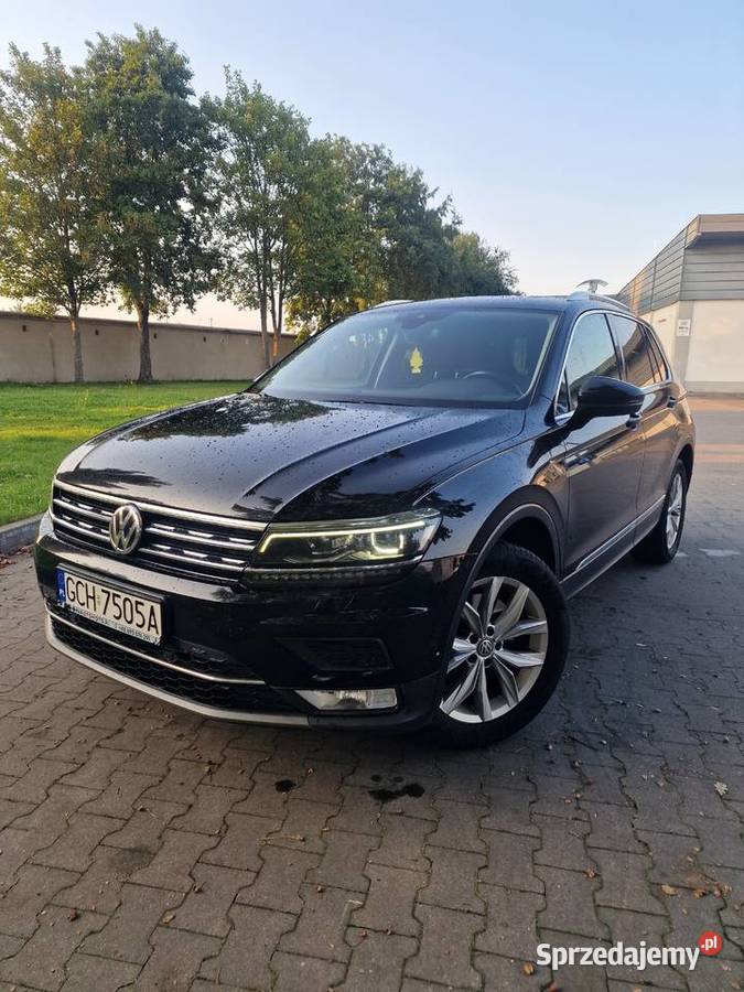 Tiguan 2017r 20 tdi 190 4x4 dsg highline zamiana Chojnice