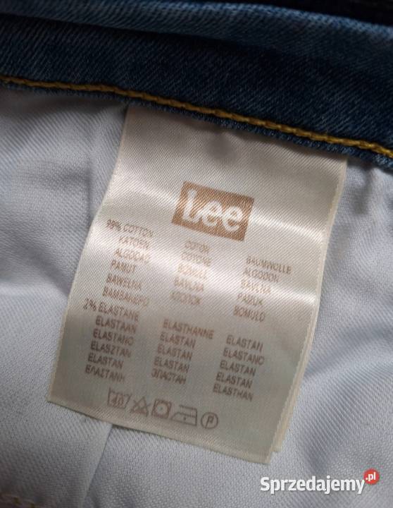 Świetne jasne jeansy proste Lee bawełna w25 l31 Kraków