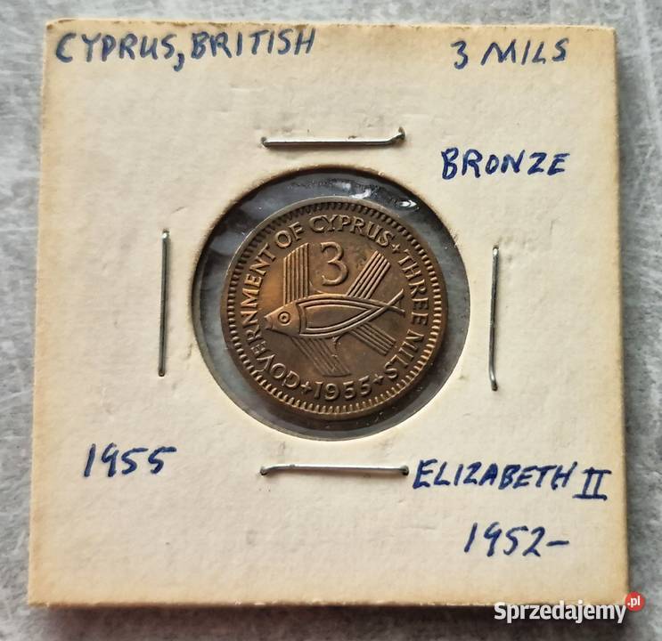 C21 CYPR 3 Mills 1955 r łódzkie Wola Kruszyńska