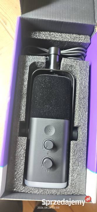 Fifine AM8 mikrofon dynamiczny RGB USB XLR