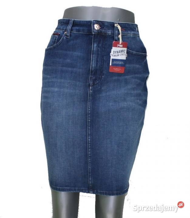 Tommy Hilfiger spódnica jeansowa TJ High Waist