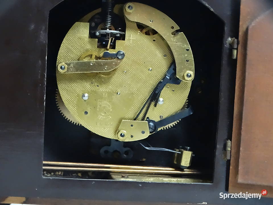 Stary Zegar Kominkowy M Benzing Mechanizm Hermle lubelskie Biłgoraj