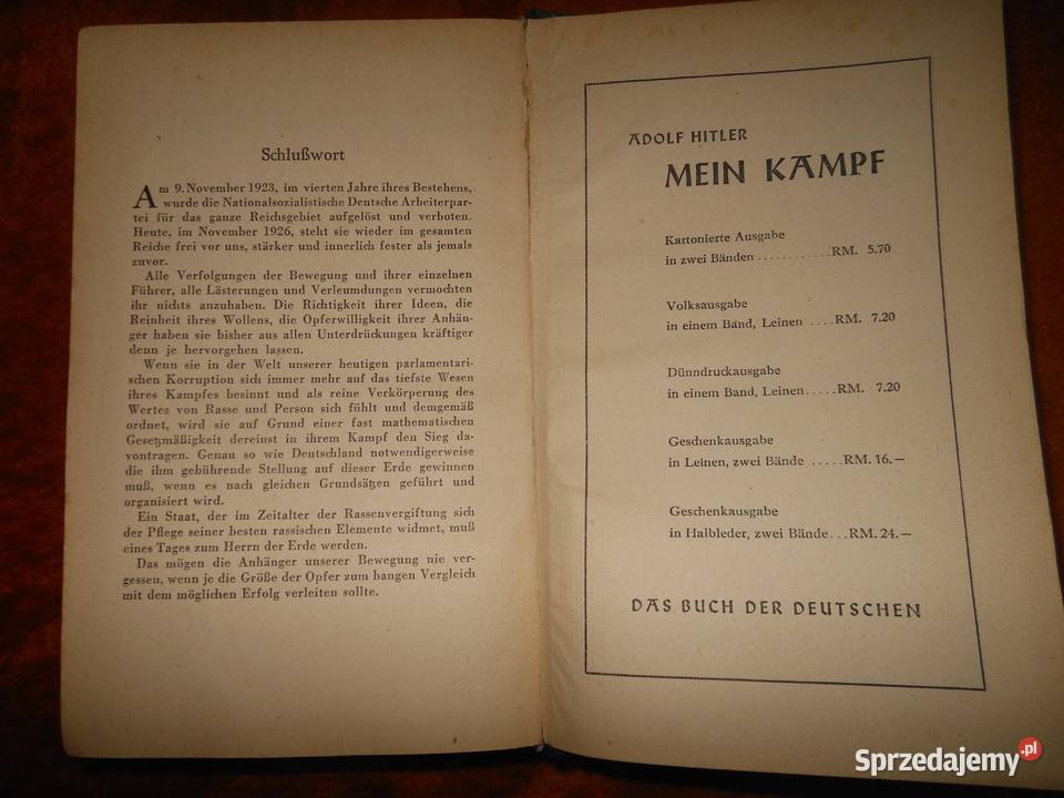 Intrygująca książka Moja Walka Militaria warmińsko-mazurskie Bukowo sprzedam