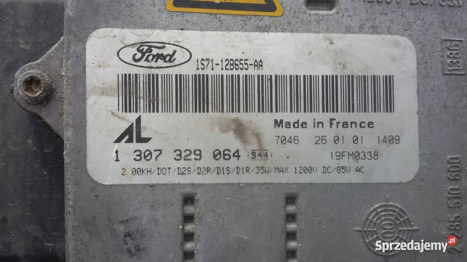 Lampy przednie Ford Mondeo MK3 ksenony Oświetlenie Elbląg