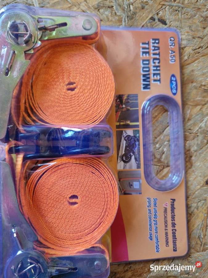 Pasy mocujące bagaż z napinaczem 2 komplet 5 m Głogowa