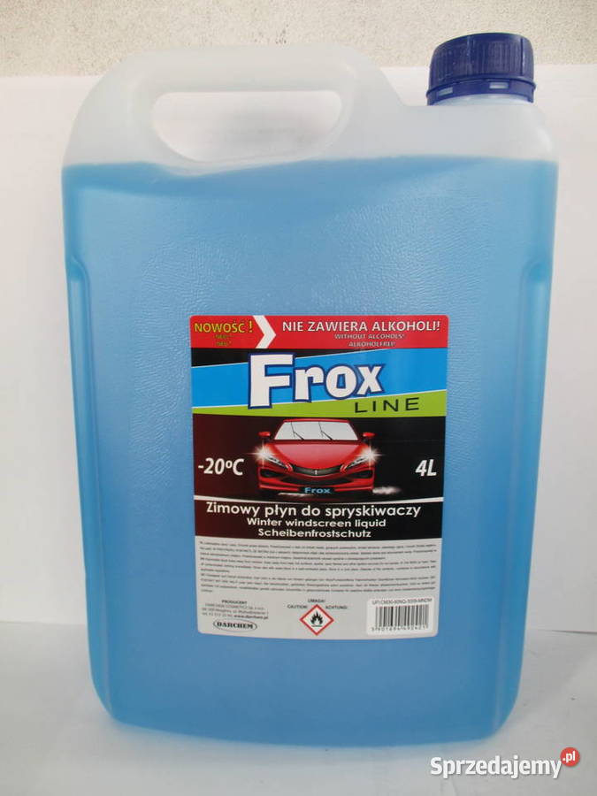 PŁYN DO SPRYSKIWACZY ZIMOWY BEZALKOHOLOWY 4L osobowe łódzkie Łódź sprzedam