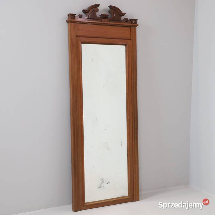 Lustro drewniane sexesja Antyki, Sztuka, Kolekcje Budzyń
