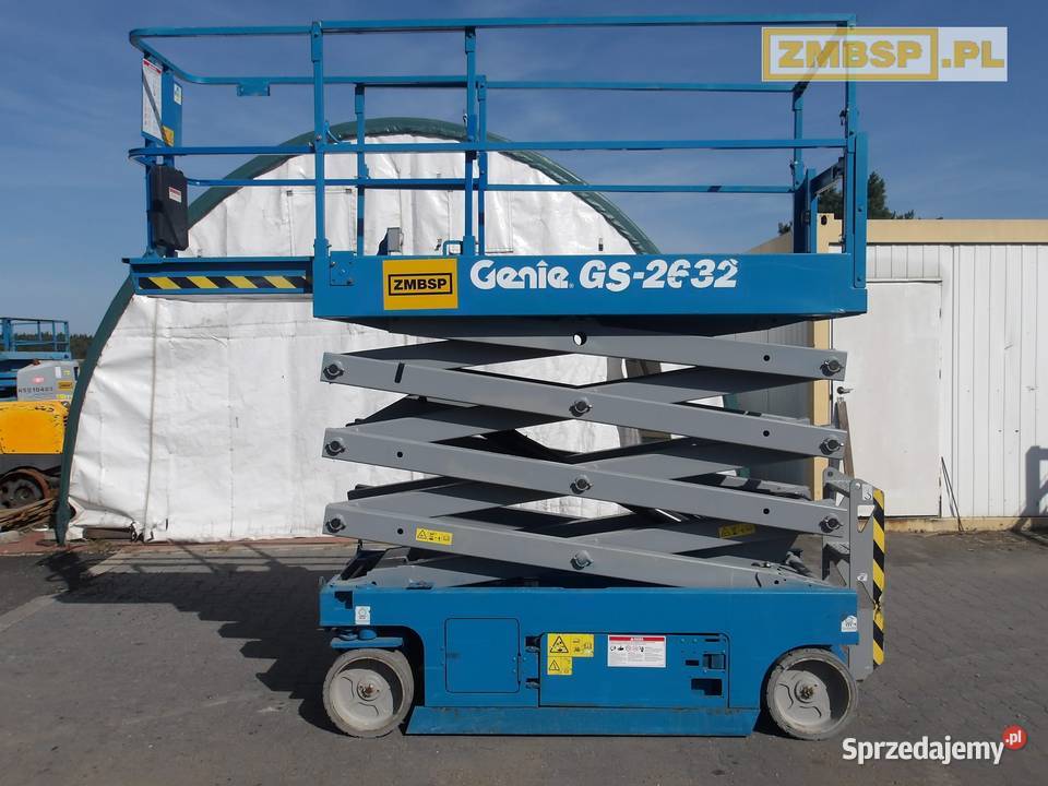 Podnośnik nożycowy zwyżka 10 m Genie GS2632 Pleszew sprzedam