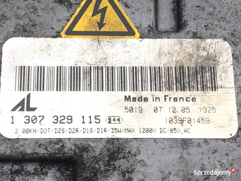 PRZETWORNICA XENON AUDI A4 B7 1307329115 0408 osobowe