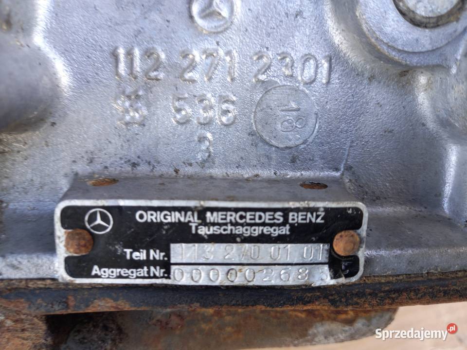 Mercedes W108 W109 W111 W112 W113 Skrzynia wielkopolskie Bukownica sprzedam