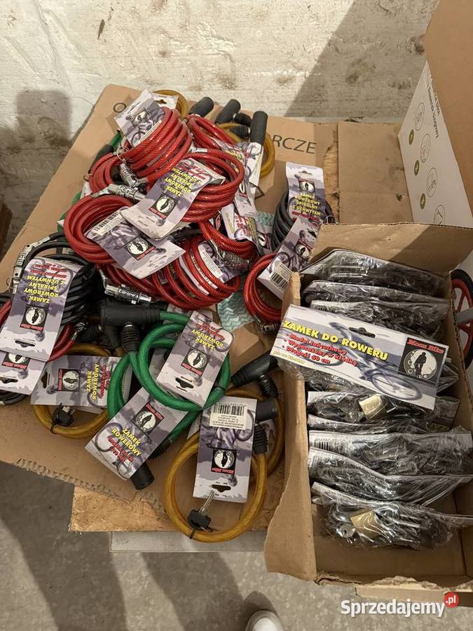 Akcesoria rowerowa paleta mix pompki blokady 500 Grodzisk Wielkopolski