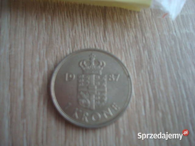 Moneta Dania z 1987 r Numizmatyka Bądkowo sprzedam