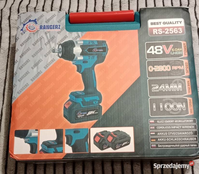 Klucz udarowy z akcesoriami Klucze udarowe Włocławek