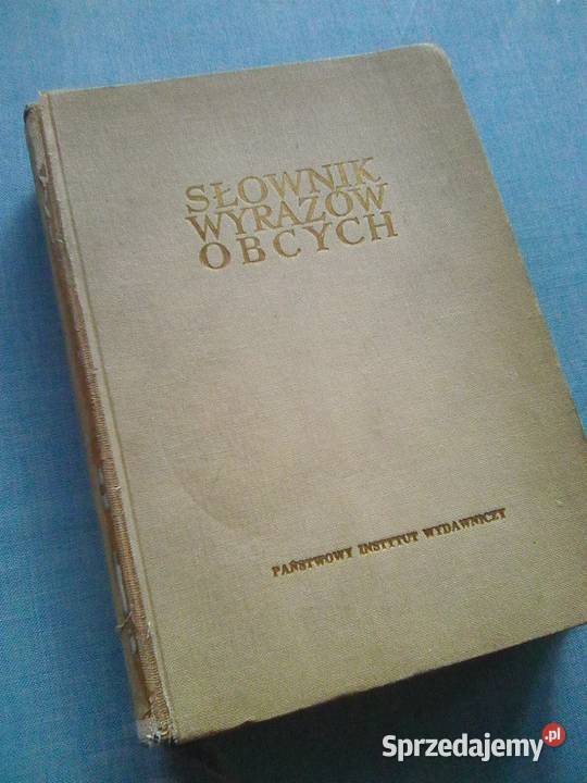 Słownik Wyrazów Obcych Warszawa sprzedam