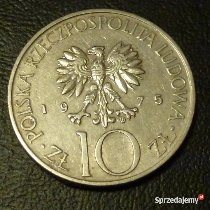 10 złotych 1975 Adam Mickiewicz z obiegu Warszawa