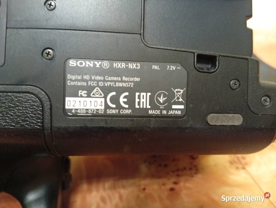 Kamera Sony HXRNX3 małopolskie Kraków