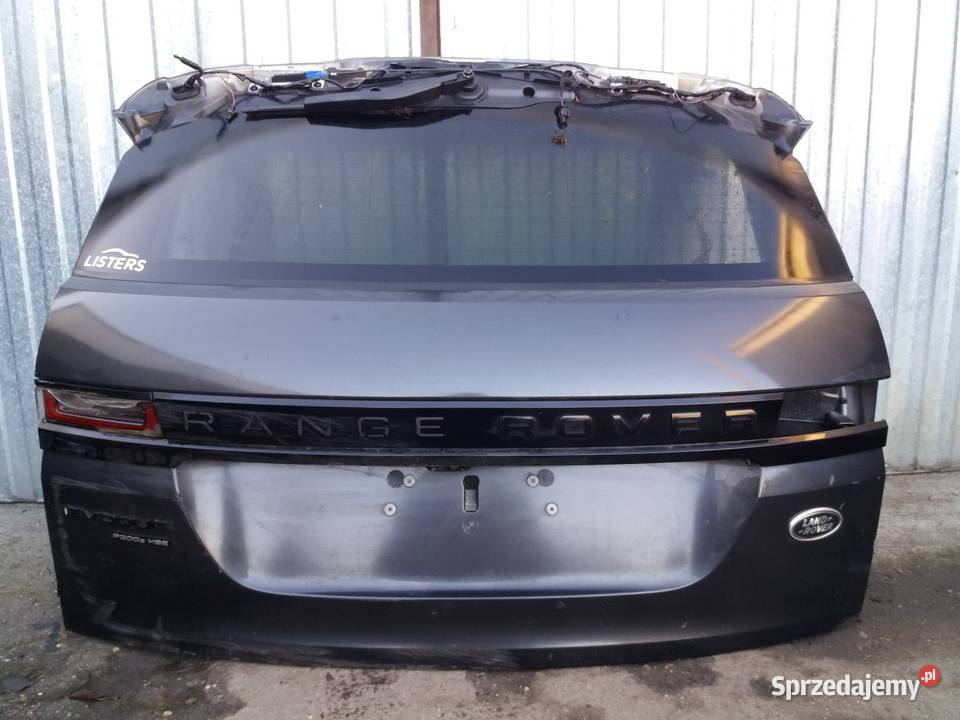 Range Rover Evoque Klapa tylna Klapy bagażnika wielkopolskie Jarocin