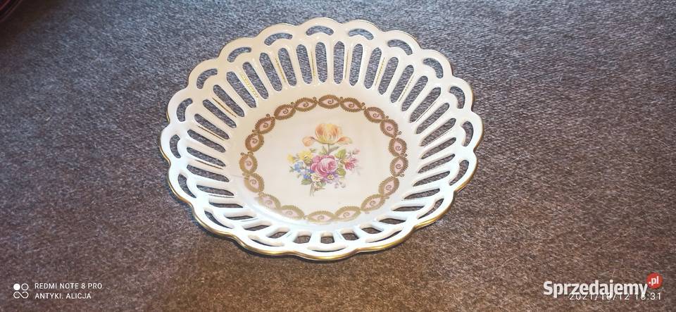 Patera misa z ażurem Róże w bukiecie
PM Made in Porcelana i szkło pomorskie Gdańsk
