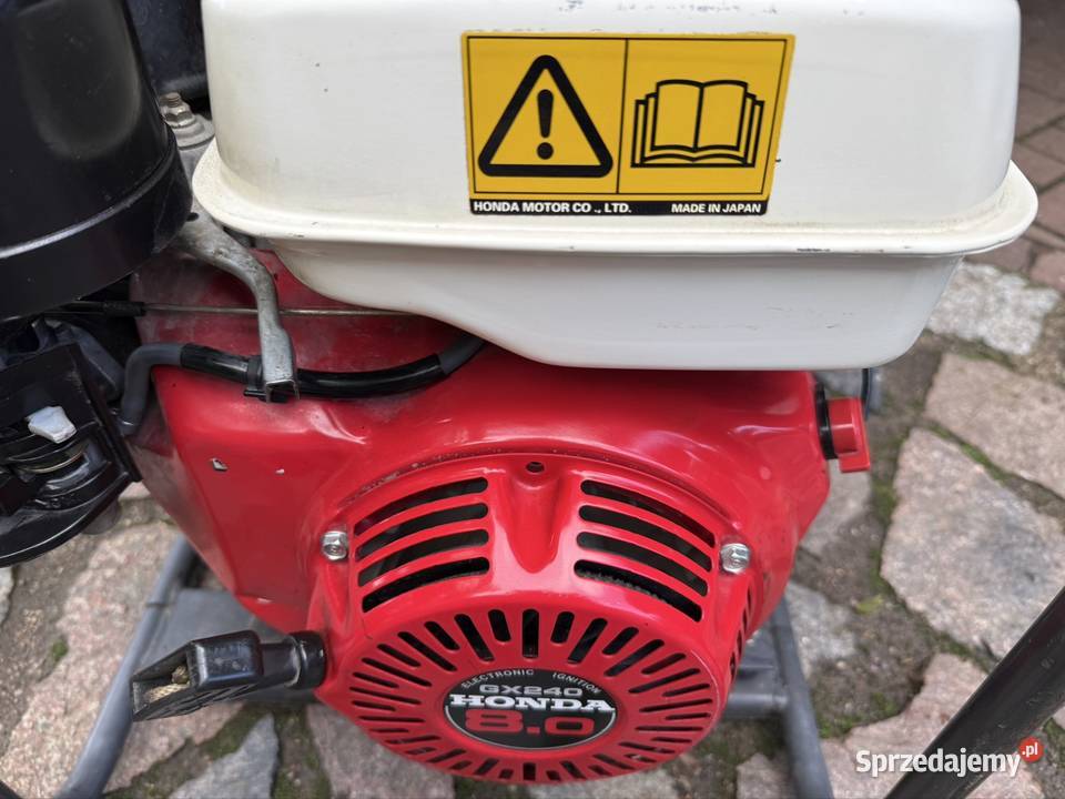 Japońska Motopompa szlamowa honda gx240 8HP Pompy i hydrofory