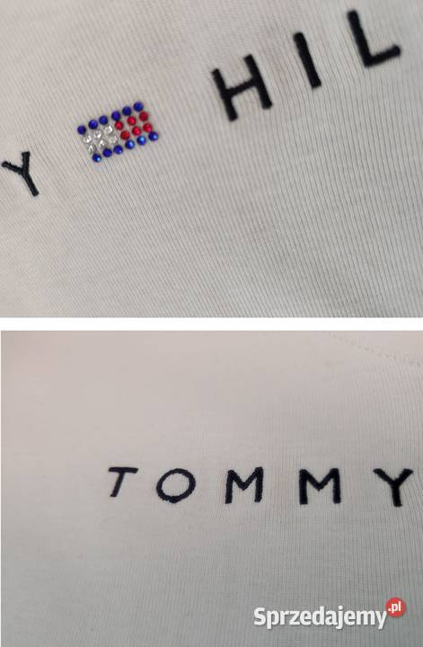 koszulka z kryształkami Tommy Hilfiger bluzka świętokrzyskie Kielce