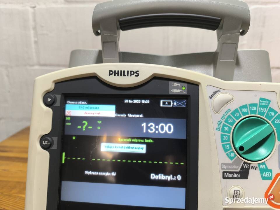Defibrylator PHILIPS MRX bez łyżek LIFEPAK 12 Jabłonna
