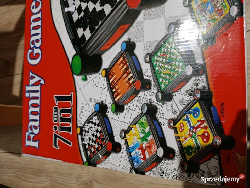 zestaw gier planszowych Family Games 7in1