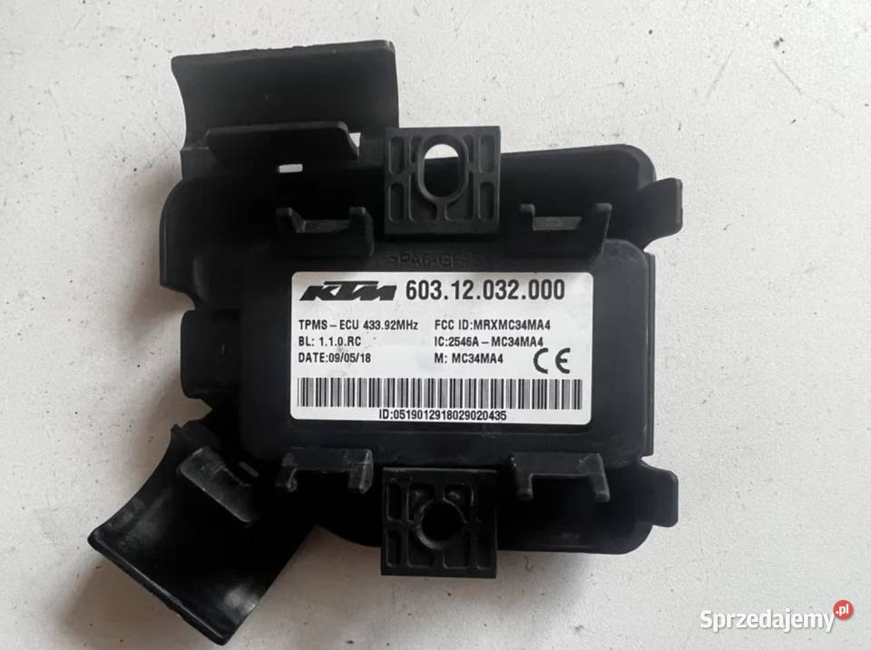 Odbiornik ciśnienia w oponach KTM 1290 Superduke Ostrów Wielkopolski