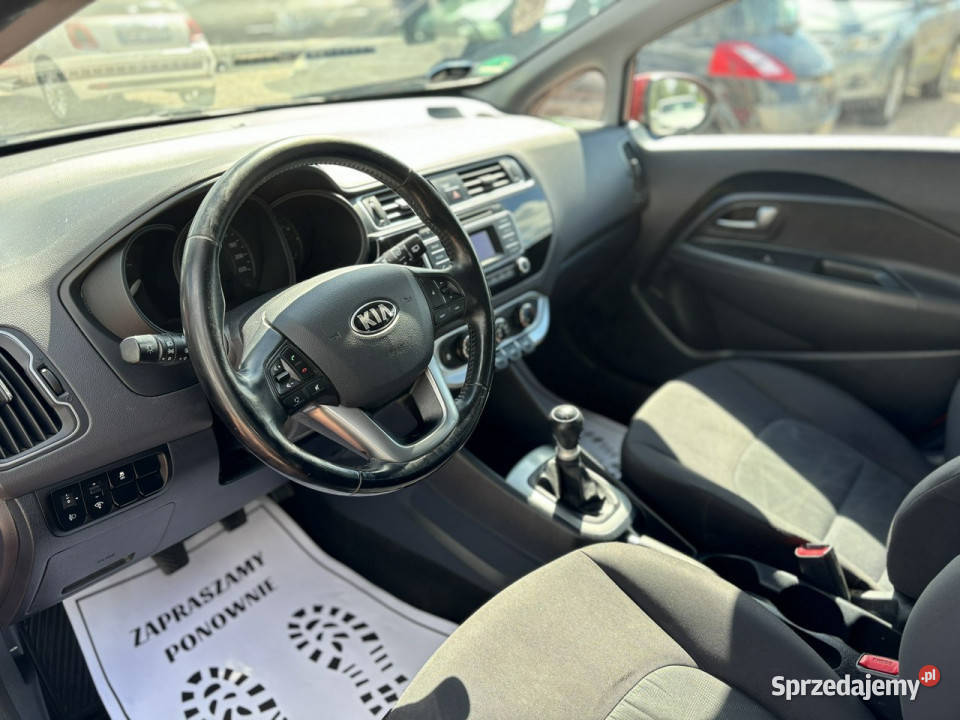 Kia Rio Gwarancja Klima Perła Niski Przebieg III bordowy