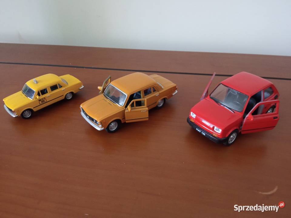Fiat 126p 125p modele samochodów 3 sztuki śląskie