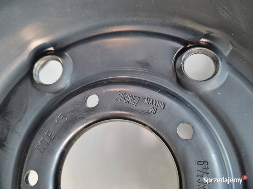 KOŁO ZAPASOWE Ford Transit Custom felga 21565 Średnica 16" Rudka