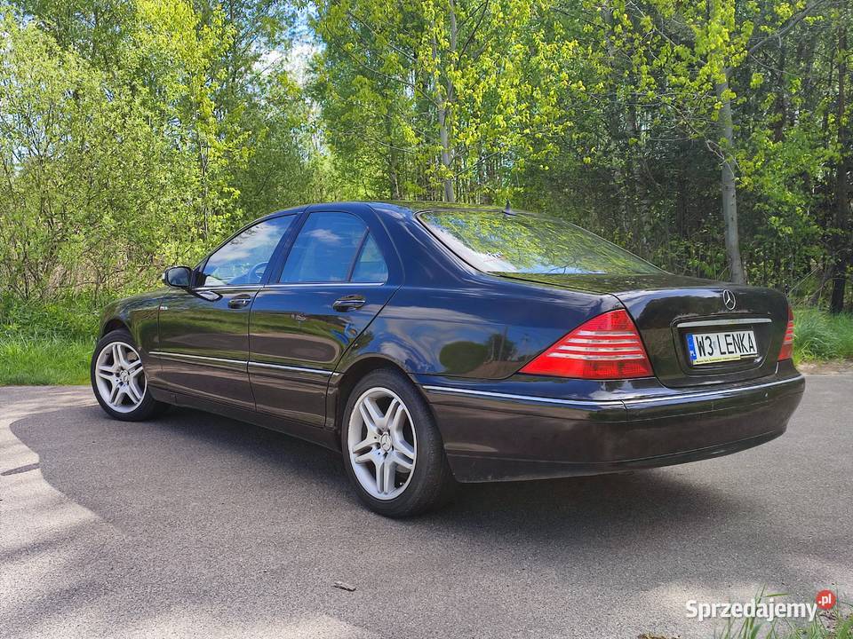 Mercedes S320 cdi roletywentylowane fotele mazowieckie Żeliszew Duży