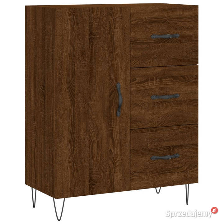Witrynka brązowy dąb 695x34x180 materiał Warszawa sprzedam