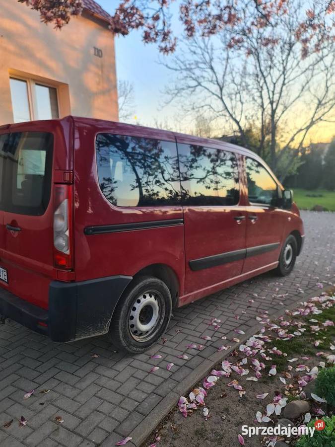 Fiat Scudo 16 Diesel 90 2007 Czerwony 9 osobowy dolnośląskie