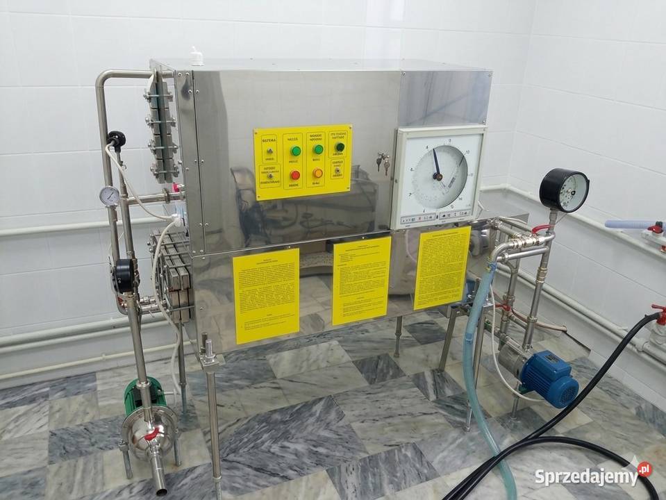 Przemysłowe pasteryzotory przepływowe rurowe dolnośląskie Wrocław sprzedam