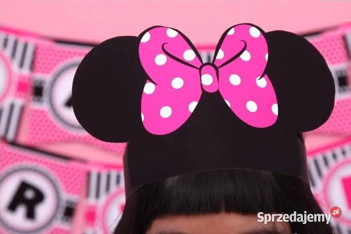 Minnie mouse Myszka Mini szablony słodki stół