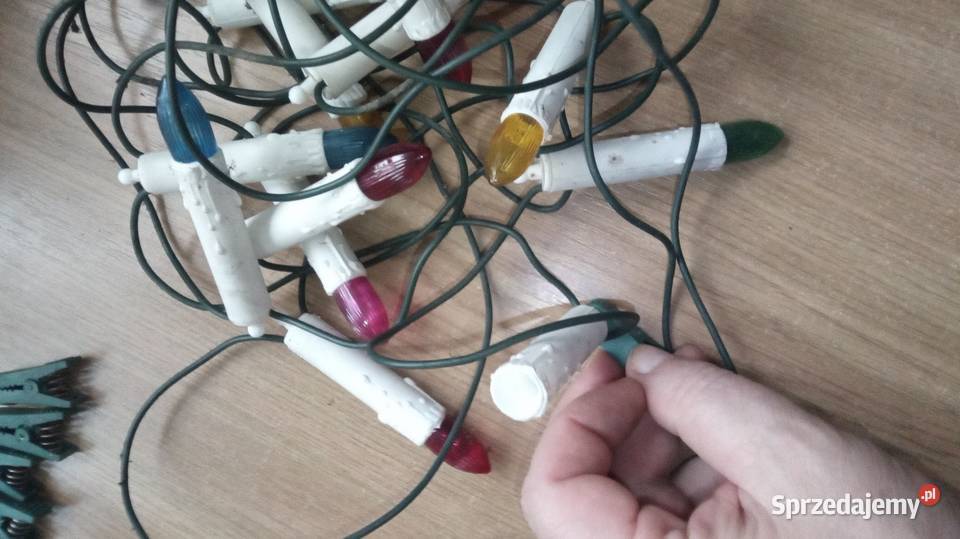 Lampki choinkowe z lat PRL Warszawa sprzedam