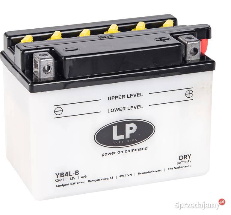 Akumulator motocyklowy Landport YB4LB 12V 4Ah Tczew